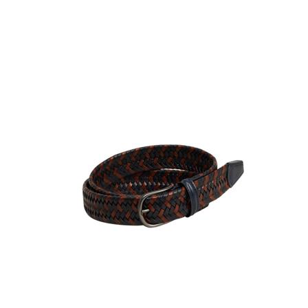 Anderson's Braided Bälte svart, Herr Bälten, Herr, Storlek: 80 CM