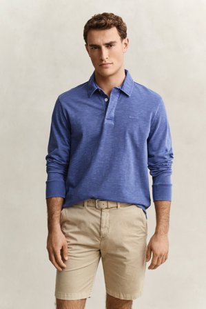 GANT Herren Gewaschener Heavy Rugger (S) Blau