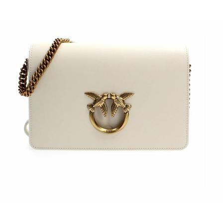 Pinko, Cross Body Bags Biały, Kobieta, Rozmiar: ONE Size