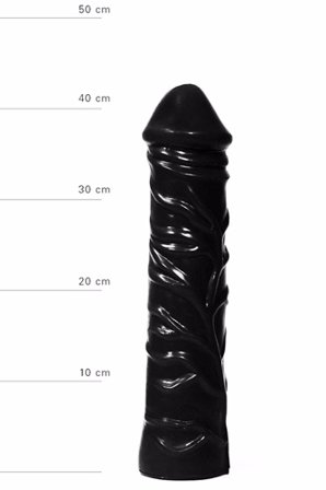 DILDO ALL BLACK 33 CM