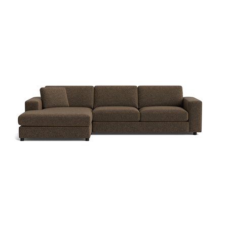 Oasis chaiselong sofa, venstrevendt - Anthology Brun - 294x151x79 - Sofa, chaiselong