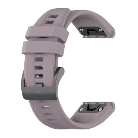 Roland Lila Roland Lila Silikon Armbandsur Kompatibelt med Garmin Fenix 6S Pro