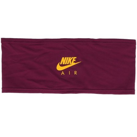 Nike - Röd headband Beanie - Dri-fit Swoosh 2.0 Air Sangria/Gold Headband @ Hatstore