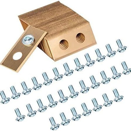 Pakke med 30 titaniumerstatningsblader for Worx Landroid Robot