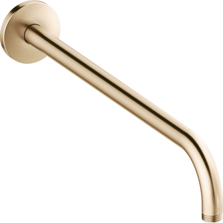 Mora INXX II 275400.62 Duschrör för väggmontering, för inbyggd takdusch Borstad mässing, Badrum