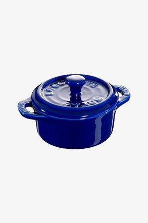 Staub - Minigryde rund 10 cm, 0,2 l - Blå - Gryder & kasseroller - Fra Homeroom