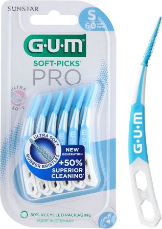 GUM Soft-Picks Mellemrumsbørster Small 60 stk, Medicin & Pleje, Mund & Tandpleje, Tandstikker
