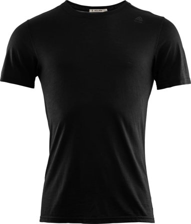 Aclima LightWool Undershirt T-shirt Man Men short-sleeved sweaters Black XS