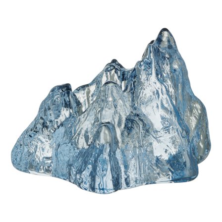 Kosta boda The Rock Lysestage 9,1 cm, isblå | KitchenOne