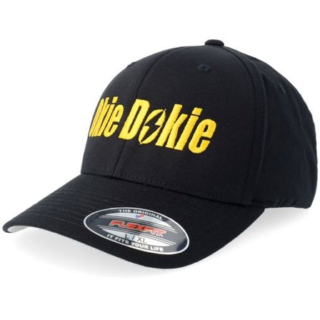 Scenes - Svart flexfit Keps - Okie Dokie Black Flexfit @ Hatstore
