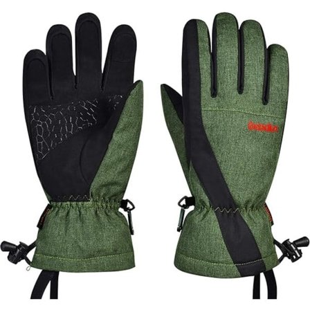Vinterskihansker, vindtette, vanntette og varme, med visirfunksjon