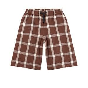 Kids - Fendi Brown Check Bermuda Shorts 10 years - Shorts - 10 years - Brown