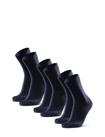 Merino Dress Socks 3-Pack Blue Danish Endurance