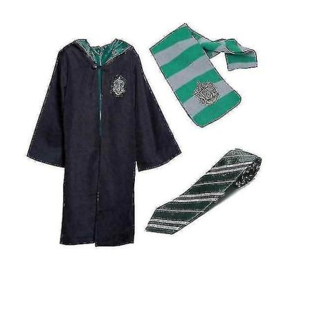 Harry Potter Kostume Unisex Kids Robe Cloak-1 A X.v5 green 145-155cm