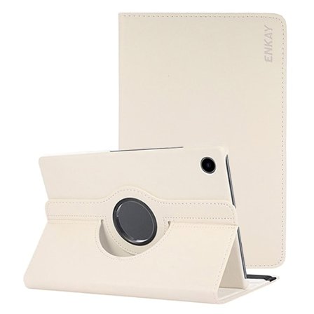 HAT-PRINCE Samsung Galaxy Tab A8 10.5 (2021) litchi tekstuuri nahkakotelo - Beige