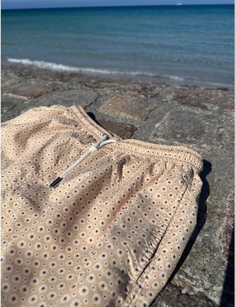 Portia 1924 Floral Swimshorts - Yellow - S