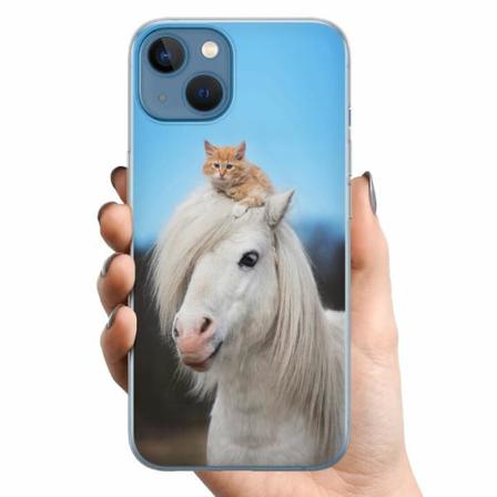 Apple Iphone 14 Plus Tpu Mobilskal Häst & Katt