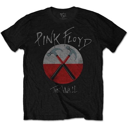 Pink Floyd Unisex Vuxen The Wall Hammer Logo T-Shirt M Svart