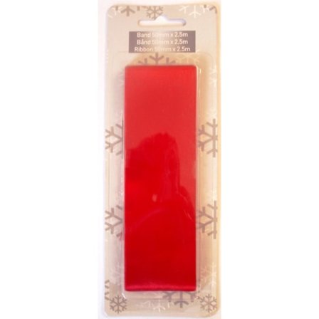 Band rött Siden 2,5 meter