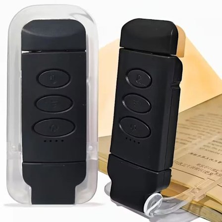 Bärbar LED-läslampa med 360° roterande klämma – USB-laddning, 3 färger och justerbar dimmer för Kindle och böcker