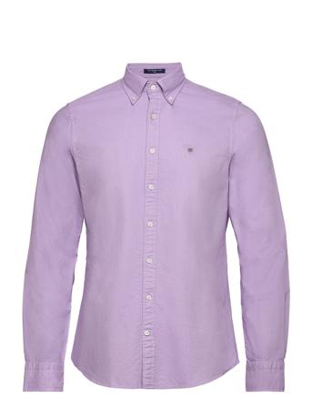 Slim Oxford Shirt Bd Purple GANT
