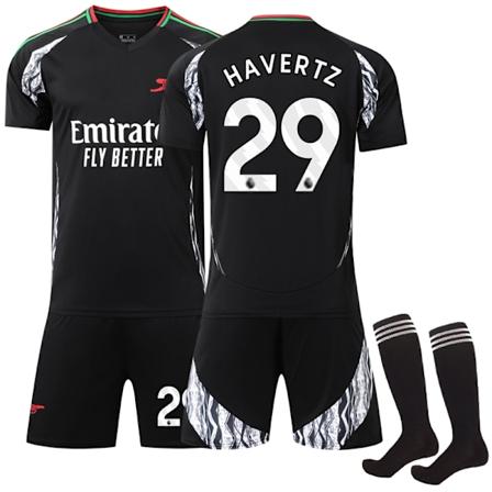 2024-2025 Arsenal Aawy Barnefotballdrakt nr. 29 Havertz-Xin 24