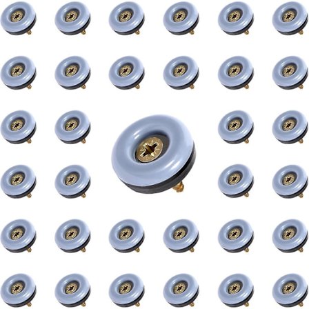 32 deler Stolbenhetter. Enkel å installere på stolben, Møbelputer for innendørs bruk for å beskytte gulv mot bordben (25 mm)