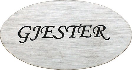 ESBADA DØRSKILT GJESTER OVAL MATTKROM