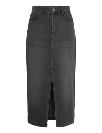 Niki - Black Denim Skirts Knee-length & Midi Skirts Black Day Birger Et Mikkelsen