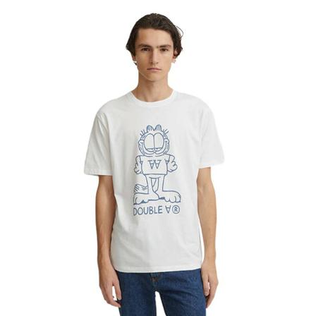 Wood Wood T-shirt 30045704-2222 vit, Herr, Herr, Storlek: L