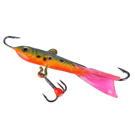 Hard Lure Vinter Kunstig Isfiske Metall Agnsjigg med Treble Hook Fiskeutstyr (004)