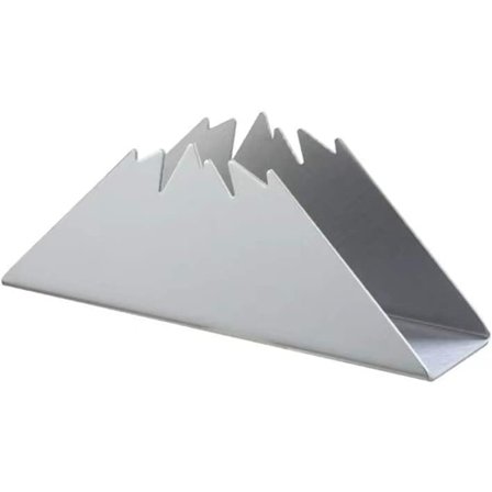 Moderne kjøkken serviettholder - Trekantformet - Sølv