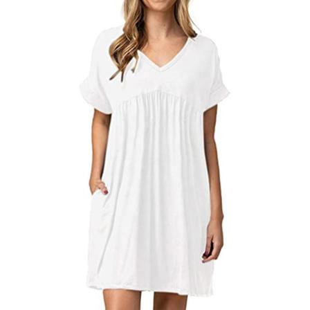 Enfärgad Print För Kvinnor Med Blommönster