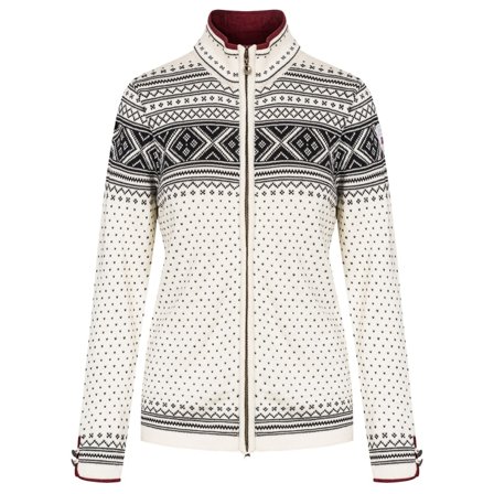 Dale of Norway Valle Women's Jacket Women long-sleeved sweaters White XL
