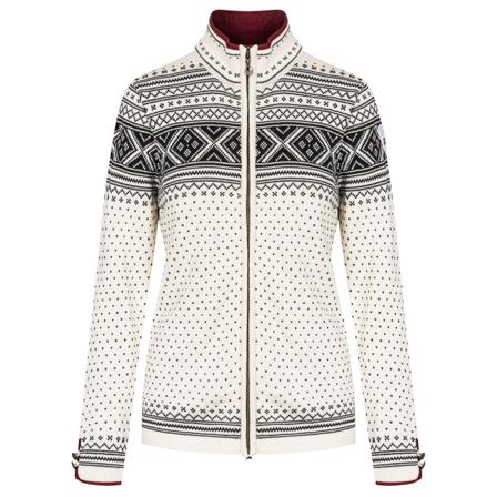Dale of Norway Valle Women's Jacket Women long-sleeved sweaters White XL