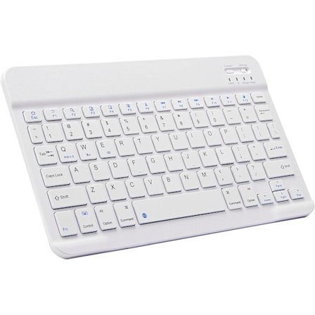 Ultratunn Bluetooth-tangentbord, bärbart, trådlöst minitangentbord, laddningsbart för Apple iPad, iPhone, Samsung-surfplatta, telefon, smartphone, iOS