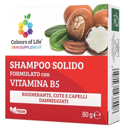Optima Colours Of Life Vitamina B5 Shampoo Solido 80g
