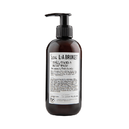 L:a Bruket 104 Flytande Tvål Bergamott/Patchouli Hand Dam 250ML