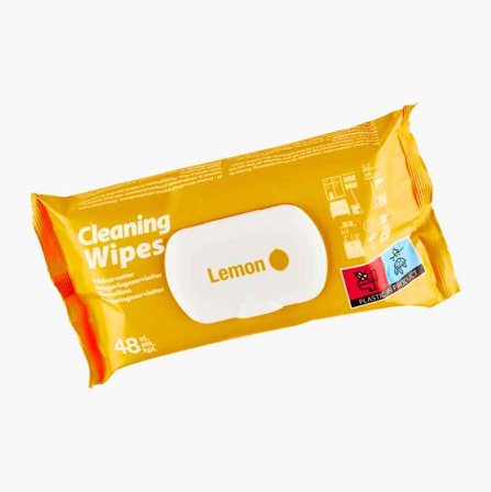Städservetter citron 48-pack - Biltema