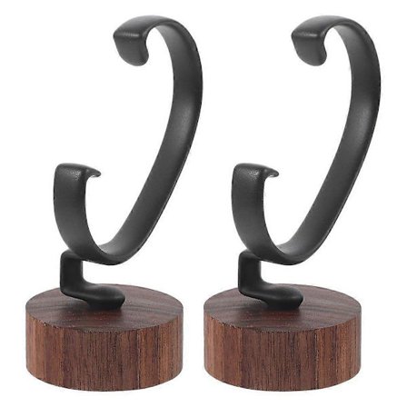 2 stk. Klokkevisningsstativ: C-formet Avtakbar Enkel Klokkeholder Smykkelagringsstativ For Menn Kvinner