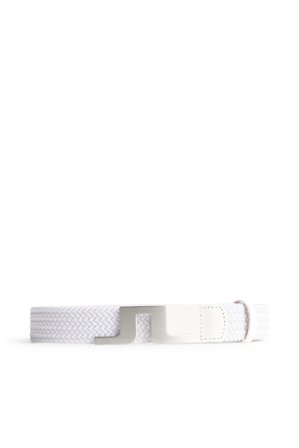 J.Lindeberg - Golf - Berry Elastic Belt - Vit - Man - 85