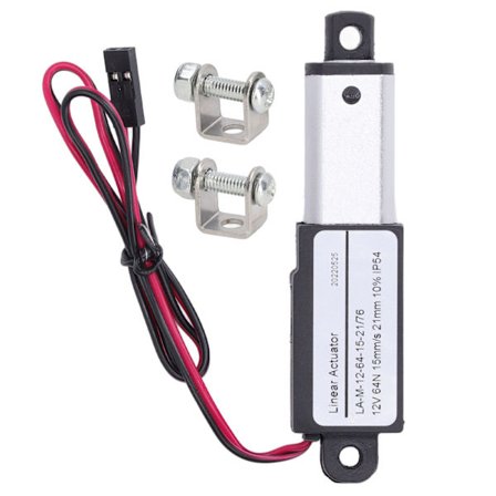Mini Elektrisk Lineær Aktuator 12V 21mm til Landbrugsmaskiner Aluminium ABS