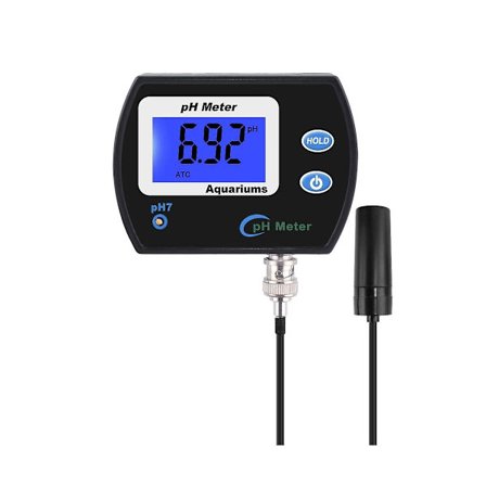Exakt pH-måler for akvarium Flerparameter Vannkvalitetsmonitor Online pH-monitor Acidometer E