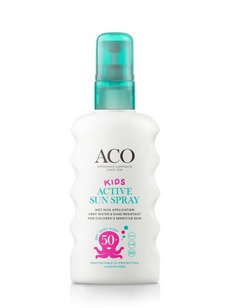 ACO Sun Kids Spray SPF 50+ 175 ml, Skincare, Skincare Til Børn, Solcreme Til Børn
