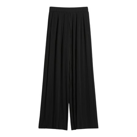Max Mara, Wide Trousers Zwart, Dames, Maat:M