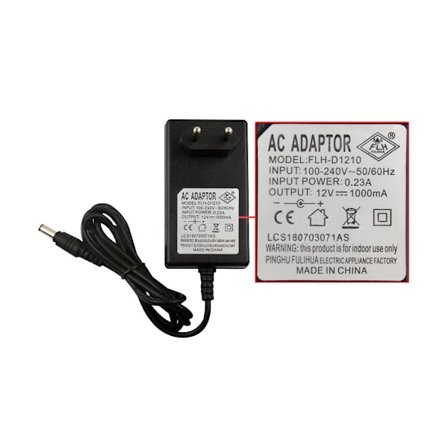 Strømadapter Vognlader EU 12V1000MA EU 12V1000MA