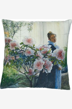 Svanefors - Tyynynpäällinen Carl Larsson 45x45 cm - Beige - Koristetyynyt & tyynynpäälliset - 45X45 - - Homeroom