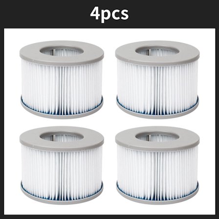 4X Premium Kvalitets Udskiftningsfilterpatroner til Mspa Boblebade og Spapools - Snngv - --WELLNGS