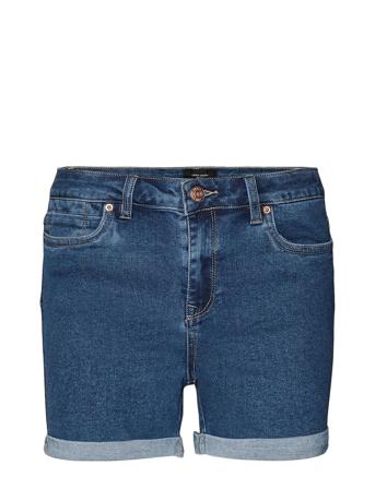 Vmluna Mr Fold Shorts Mix Ga Noos Bottoms Shorts Denim Shorts Blue Vero Moda