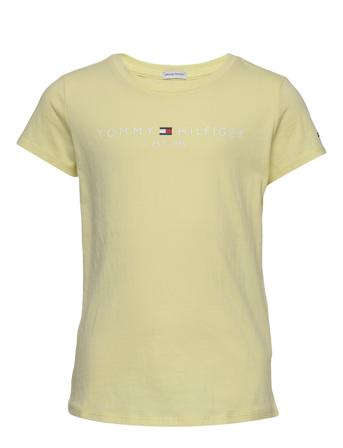 Essential Tee S/S T-shirt Gul Tommy Hilfiger